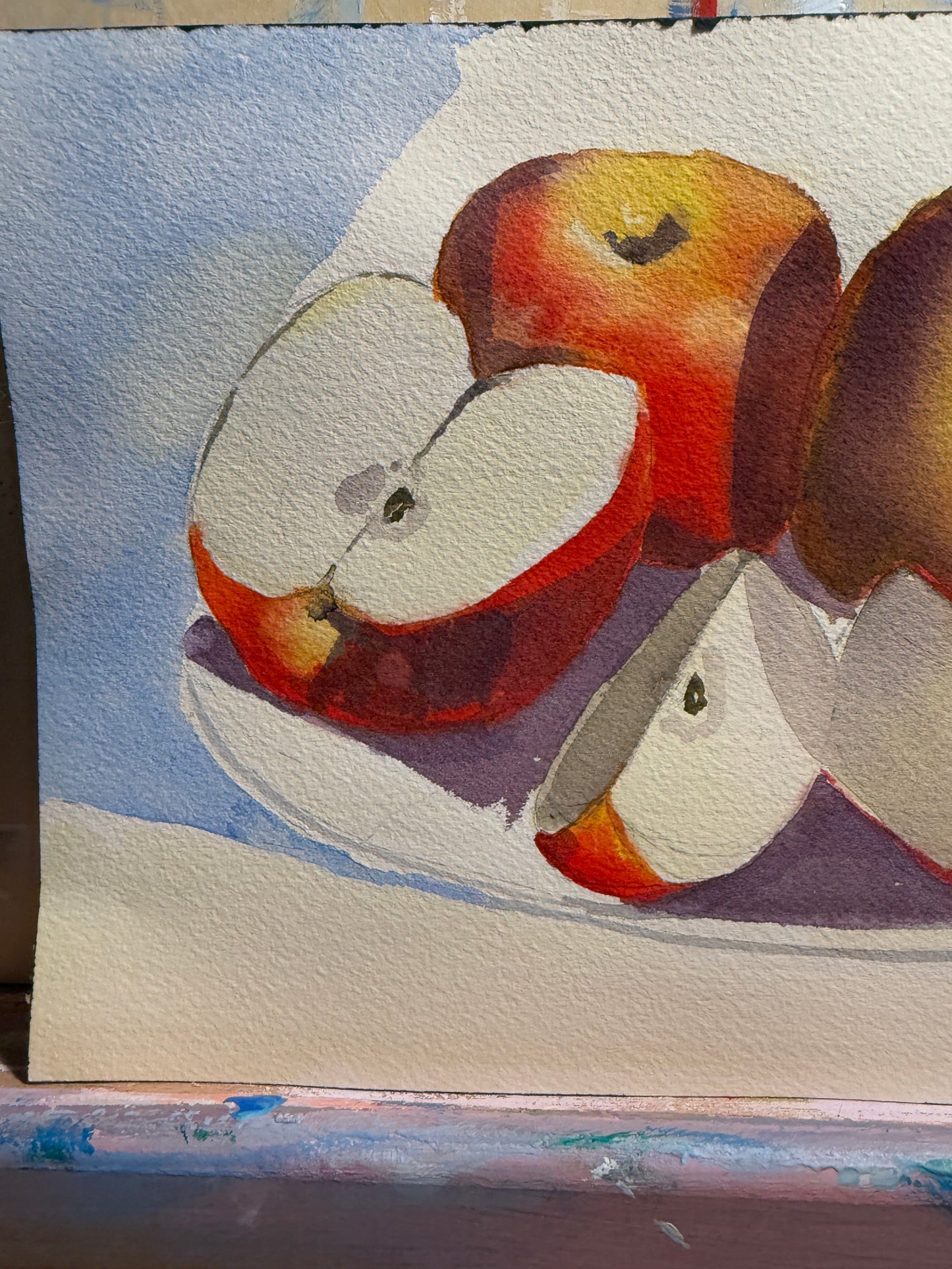 Red Apples Watercolor