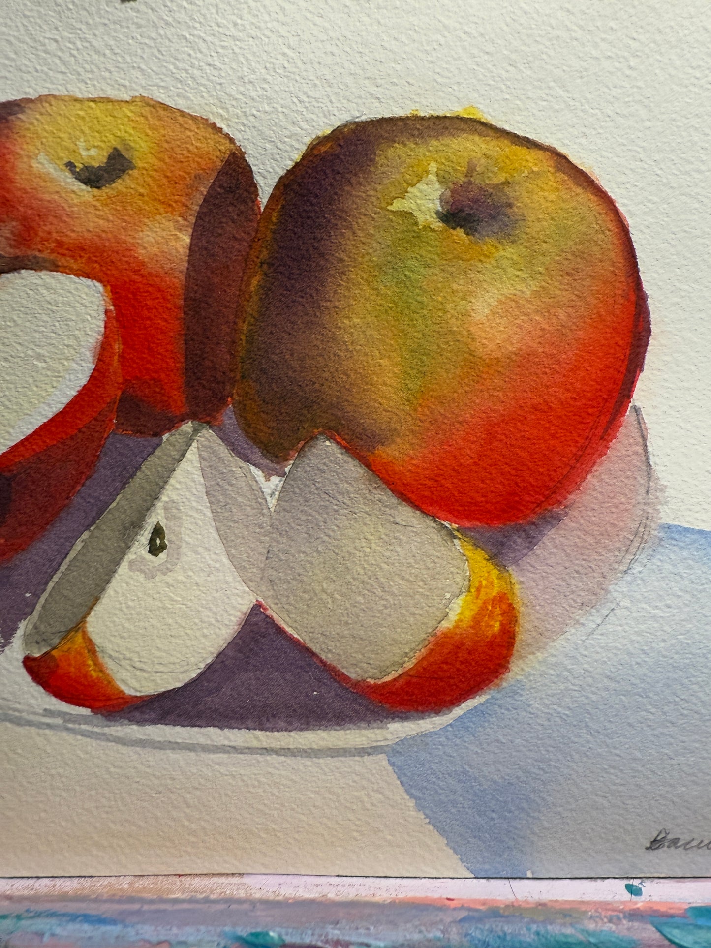 Red Apples Watercolor